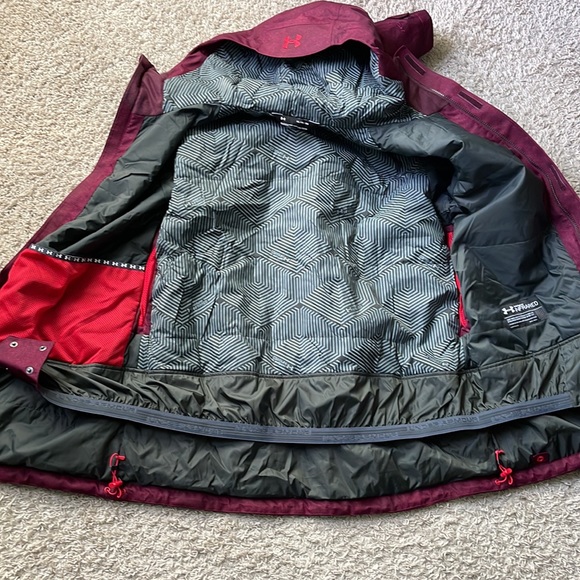 NWT Under Armour Men's Maroon Storm Powerline Insulated Jacket Size XL - Picture 8 of 10